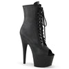ADORE-1021 Plateau Stiefeletten Schwarz | Pleaser