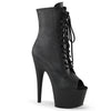 ADORE-1021 Plateau Stiefeletten Schwarz | Pleaser
