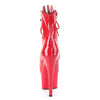 ADORE-1021 Plateau Stiefeletten Rot Lack | Pleaser