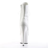 ADORE-1021 Plateau Stiefeletten - Weiß | Pleaser