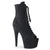 ADORE-1021FS Plateau Stiefeletten - Schwarz Samt | Pleaser
