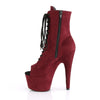 ADORE-1021FS Plateau Stiefeletten - Burgund | Pleaser