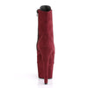 ADORE-1021FS Plateau Stiefeletten - Burgund | Pleaser