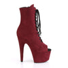 ADORE-1021FS Plateau Stiefeletten - Burgund | Pleaser