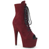 ADORE-1021FS Plateau Stiefeletten - Burgund | Pleaser
