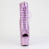 ADORE-1021GP Plateau Stiefeletten Lila/Violett | Pleaser