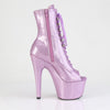 ADORE-1021GP Plateau Stiefeletten Lila/Violett | Pleaser