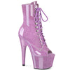 ADORE-1021GP Plateau Stiefeletten Lila/Violett | Pleaser