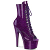 ADORE-1021GP Plateau Stiefeletten Violett | Pleaser