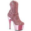 ADORE-1029CHRS Plateau Stiefeletten - Rosa | Pleaser