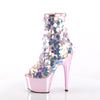ADORE-1031SSQ Plateau Stiefeletten - Baby Pink/Opal | Pleaser