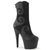 ADORE-1034 Plateau Stiefeletten Schwarz | Pleaser