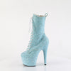 ADORE-1040GR Plateau Stiefeletten Blau | Pleaser