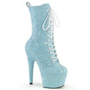 ADORE-1040GR Plateau Stiefeletten Blau | Pleaser
