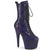 ADORE-1040SPF Plateau Stiefeletten Blau Schimmernd | Pleaser
