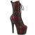 ADORE-1040SPF Plateau Stiefeletten Rot/Schwarz | Pleaser