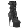 ADORE-1046 Plateau Stiefeletten Schwarz Matt | Pleaser