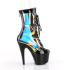 ADORE-1047 - Plateau Stiefeletten - Schwarz Hologramm | Pleaser