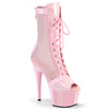 ADORE-1048RSNT Plateau Stiefelette Rosa | Pleaser