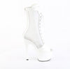 ADORE-1048RSNT Plateau Stiefelette Weiß von Pleaser – Ansicht 5