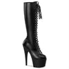 ADORE-2023 Plateau Stiefel Schwarz | Pleaser