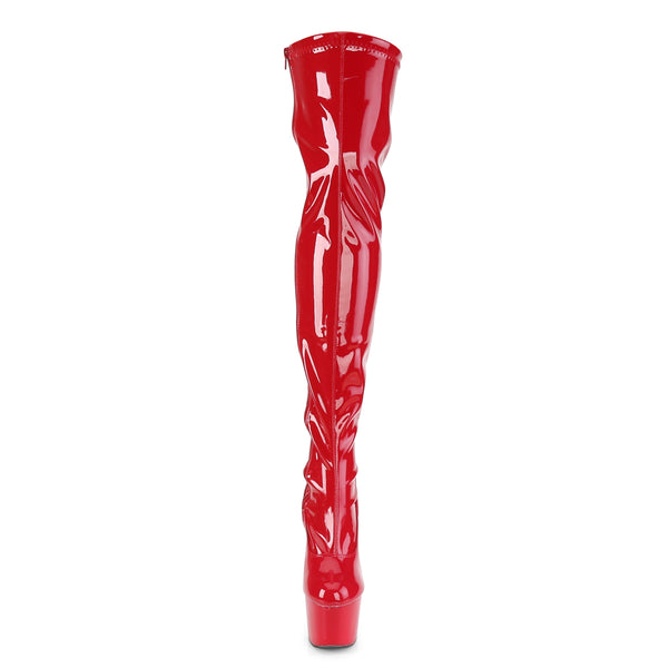 ADORE-3000 Stiefel Rot | Pleaser