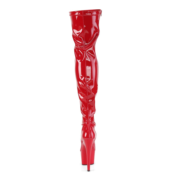 ADORE-3000 Stiefel Rot | Pleaser