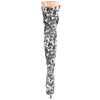 ADORE-3000DP Plateau Overknee Stiefel Dollar Print | Pleaser