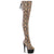 ADORE-3008SP-BT - Plateau Overknee Stiefel - Snake | Pleaser