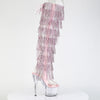 ADORE-3019C-RSF Overknee Stiefel Plateau Rosa | Pleaser