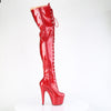 ADORE-3020GP Overknee Plateauschuhe Rot von Pleaser – Ansicht 5