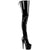 ADORE-4000SLT - Plateau Overknee Stiefel - Schwarz Lack | Pleaser