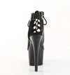 ADORE-700-20 Stiefelette Plateauschuhe Schwarz von Pleaser – Ansicht 4