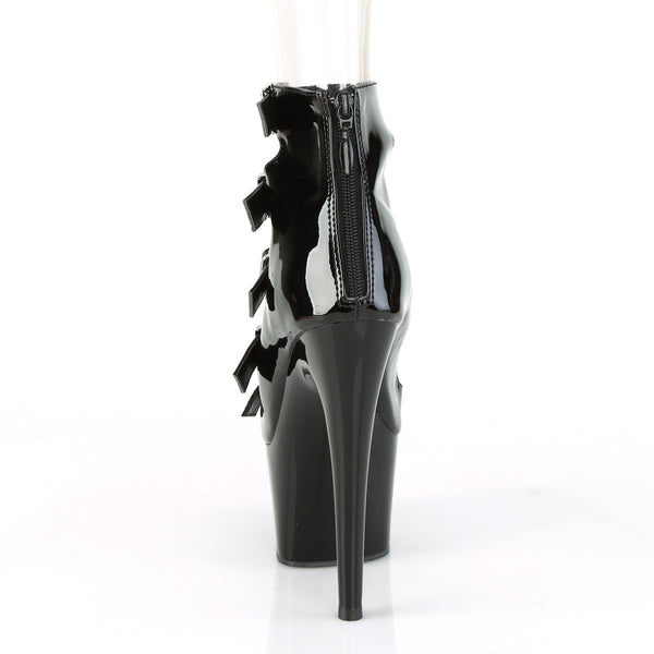 ADORE-700-33 Plateau Stiefeletten - Schwarz | Pleaser