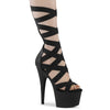 ADORE-700-48 Plateau Stiefel - Schwarz | Pleaser