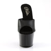 ADORE-701 Plateau Pantoletten Schwarz Matt | Pleaser