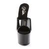 ADORE-701 Plateau Pantoletten Schwarz Lack | Pleaser