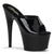 ADORE-701 Plateau Pantoletten Schwarz Lack | Pleaser