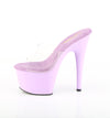 ADORE-701 Plateau Pantoletten Violett Lack | Pleaser