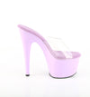 ADORE-701 Plateau Pantoletten Violett Lack | Pleaser
