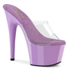 ADORE-701 Plateau Pantoletten Violett Lack | Pleaser