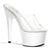 ADORE-701 Plateau Pantoletten Weiß | Pleaser