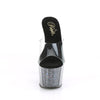 ADORE-701CG Plateau Pantoletten - Schwarz | Pleaser