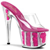 ADORE-701FL Plateau Pantoletten Hot Pink | Pleaser