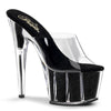 ADORE-701G Plateau Pantoletten Schwarz | Pleaser
