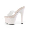 ADORE-701HMG Plateau Pantoletten Opal Rosa | Pleaser