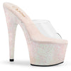 ADORE-701HMG Plateau Pantoletten Opal Rosa | Pleaser