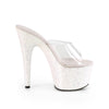 ADORE-701LG Plateau Pantoletten Opal Rosa | Pleaser
