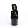 ADORE-701N Plateau Pantoletten Schwarz | Pleaser
