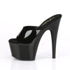 ADORE-701N Plateau Pantoletten Schwarz | Pleaser